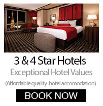 Search 3 and 4 Star Las Vegas Hotels